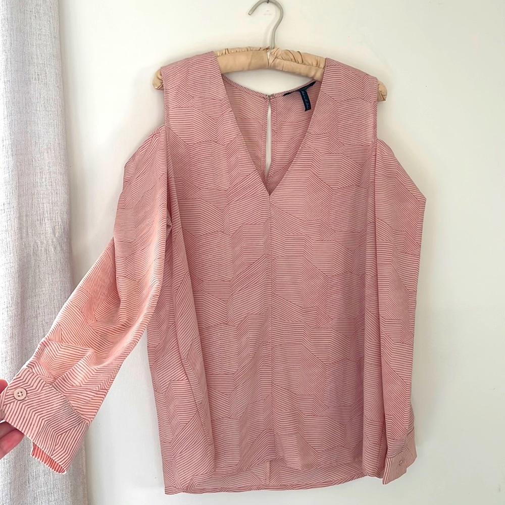 pink BCBG blouse